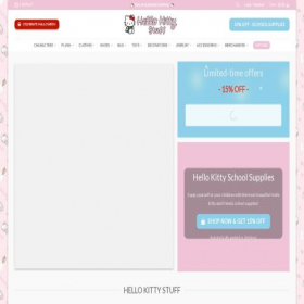 Скриншот главной страницы сайта hello-kitty-stuff.com