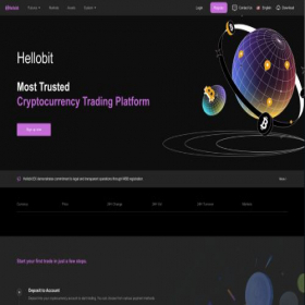 Скриншот главной страницы сайта hellobit.com