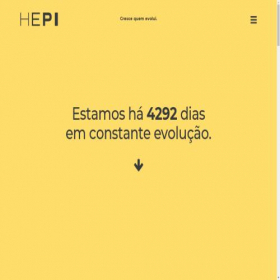 Скриншот главной страницы сайта hepi.com.br