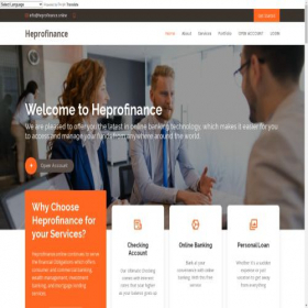 Скриншот главной страницы сайта heprofinance.online