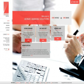 Скриншот главной страницы сайта hermesbank.com