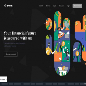 Скриншот главной страницы сайта hermesltd.org