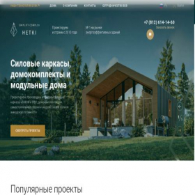Скриншот главной страницы сайта hetkigroup.ru