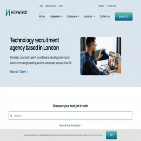 Скриншот главной страницы сайта hexwired.com