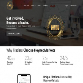 Скриншот главной страницы сайта heynepmarkets.com