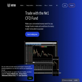 Скриншот главной страницы сайта hfinvest.net