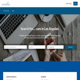 Скриншот главной страницы сайта hiclassads.com