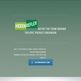 Скриншот главной страницы сайта hiddenreflex.com