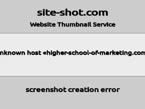 Скриншот главной страницы сайта higher-school-of-marketing.com