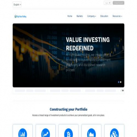 Скриншот главной страницы сайта highstakeholding.com
