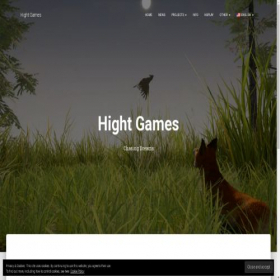 Скриншот главной страницы сайта hightgames.ru