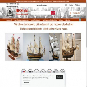 Скриншот главной страницы сайта hismodel.com