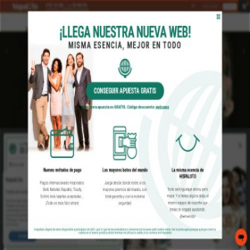 Скриншот главной страницы сайта hispaloto.com