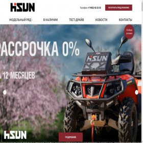 Скриншот главной страницы сайта hisun-vladimir.ru