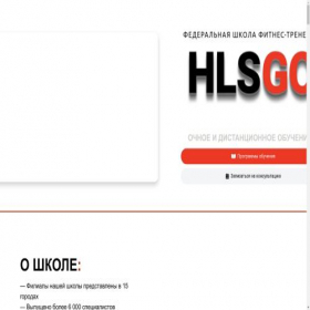 Скриншот главной страницы сайта hlsgo.com