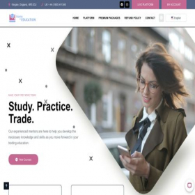 Скриншот главной страницы сайта hoeducation.net