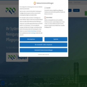 Скриншот главной страницы сайта hoefer-gmbh.com