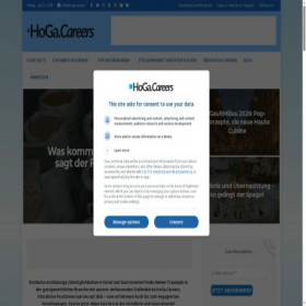 Скриншот главной страницы сайта hoga.careers