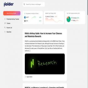 Скриншот главной страницы сайта holder.io