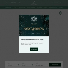 Скриншот главной страницы сайта holidayinnsokolniki.ru