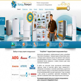 Скриншот главной страницы сайта holod-remont40.ru