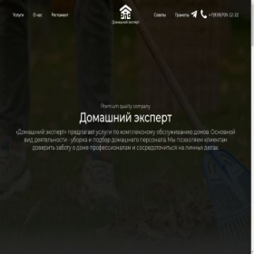 Скриншот главной страницы сайта home-expert63.ru