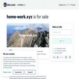Скриншот главной страницы сайта home-work.xyz