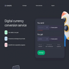 Скриншот главной страницы сайта honopo.com