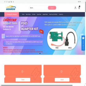 Скриншот главной страницы сайта honrow.com