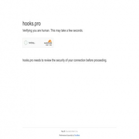 Скриншот главной страницы сайта hooks.pro