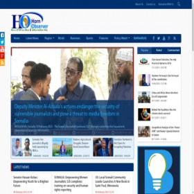 Скриншот главной страницы сайта hornobserver.com