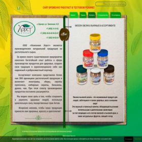 Скриншот главной страницы сайта horst-altay.ru