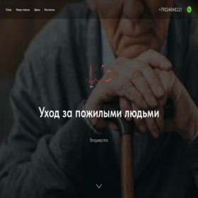 Скриншот главной страницы сайта hospisvl.ru