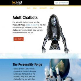 Скриншот главной страницы сайта hotforbot.com