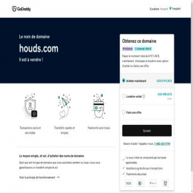Скриншот главной страницы сайта houds.com