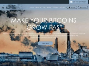 Скриншот главной страницы сайта hourlyfactory.com