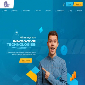 Скриншот главной страницы сайта hourlysoo.com