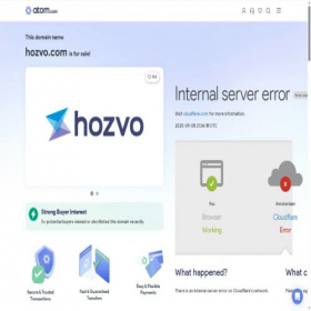 Скриншот главной страницы сайта hozvo.com