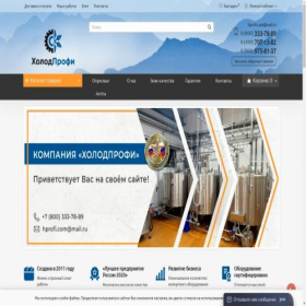 Скриншот главной страницы сайта hprofi.com