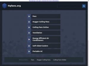 Скриншот главной страницы сайта hqfans.org