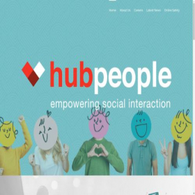Скриншот главной страницы сайта hubpeople.com