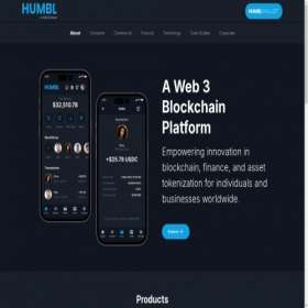 Скриншот главной страницы сайта humbl.com