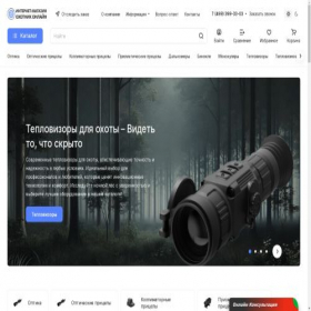 Скриншот главной страницы сайта hunteagle.ru