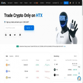 Скриншот главной страницы сайта huobi.com