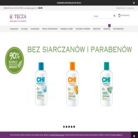 Скриншот главной страницы сайта hurtownia-fryzjerska.eu