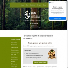 Скриншот главной страницы сайта hvoy.ru