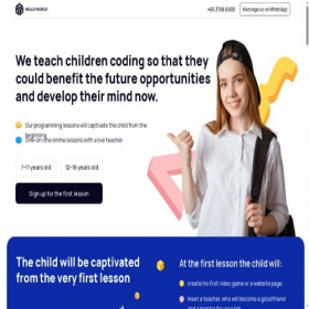 Скриншот главной страницы сайта hwschool.pro