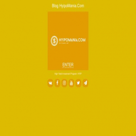 Скриншот главной страницы сайта hyipomania.com