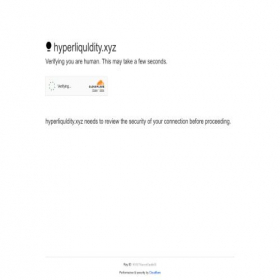 Скриншот главной страницы сайта hyperliquldity.xyz
