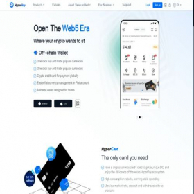 Скриншот главной страницы сайта hyperpay.tech